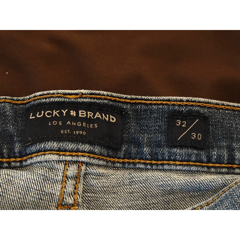 Lucky Brand 363 Vintage Straight Mens Jeans 32x30 Medium Wash 7MD10452 Blue - Picture 3 of 11
